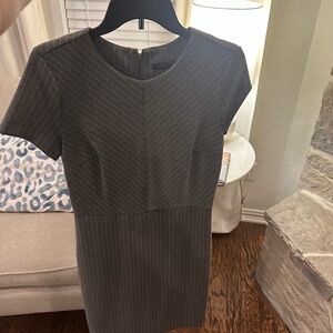 Banana Republic Black Ribbed Sheath Mini Dress
